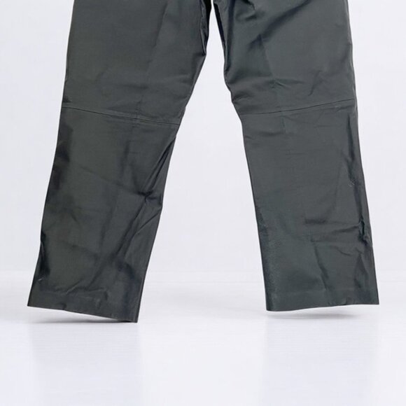 Pravda by AKA Black Straight Leg LEATHER Pants SZ 38 - Picture 2 of 11